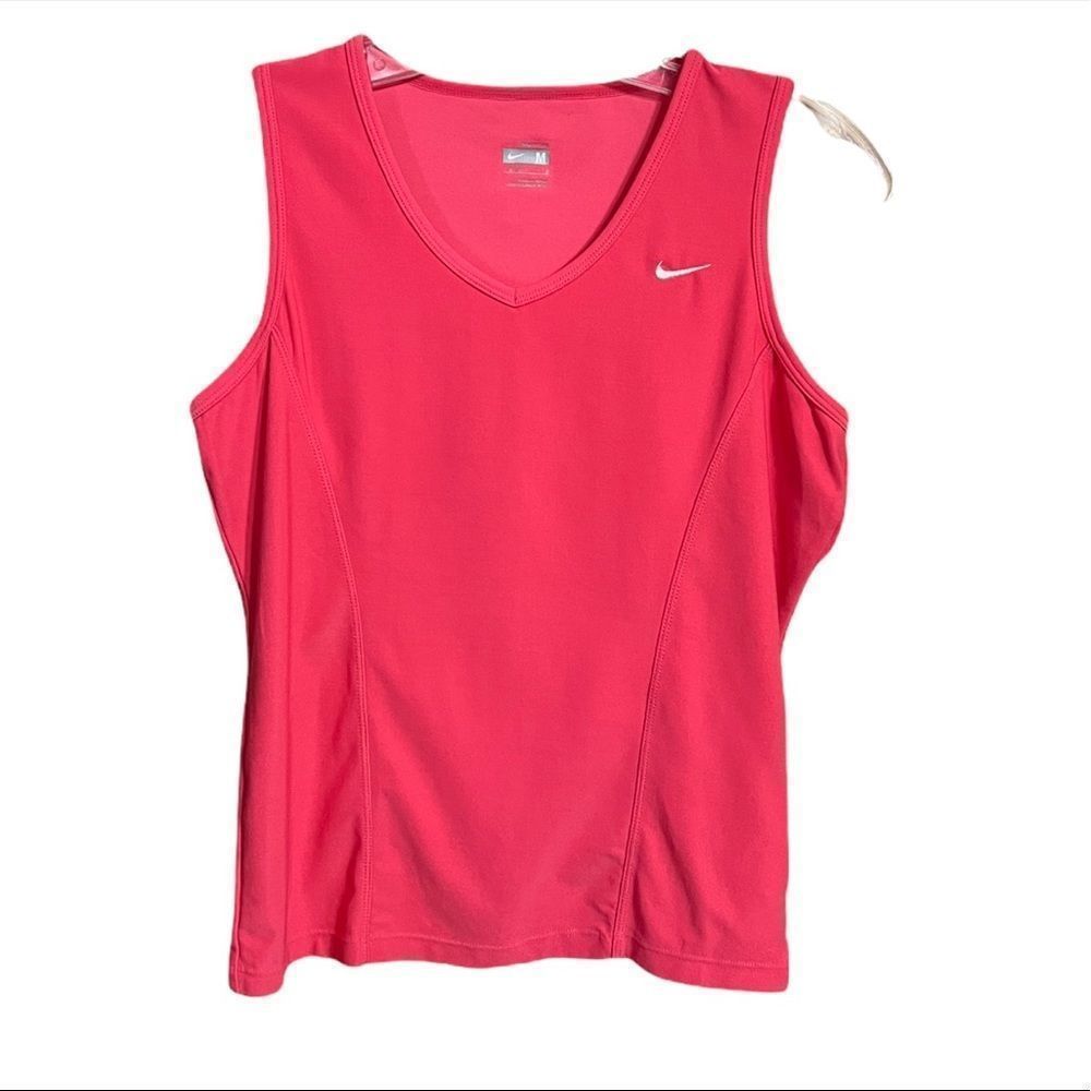 Nike Dri Fit Coral Pink Sleeveless Tank Top Sz M